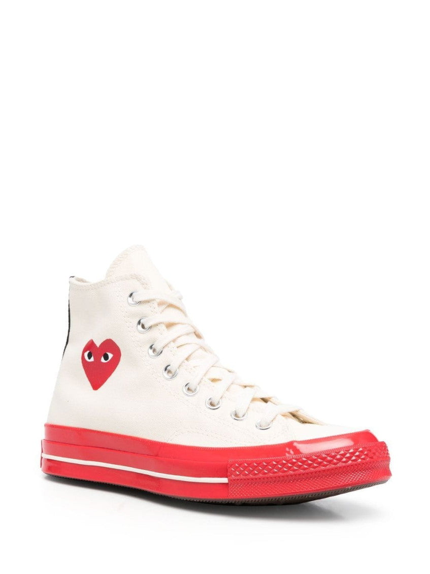 White Chuck High-top Sneakers 4