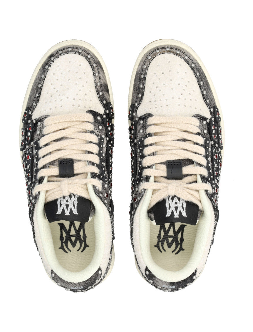 Black Stud Skel-Top Sneakers 2