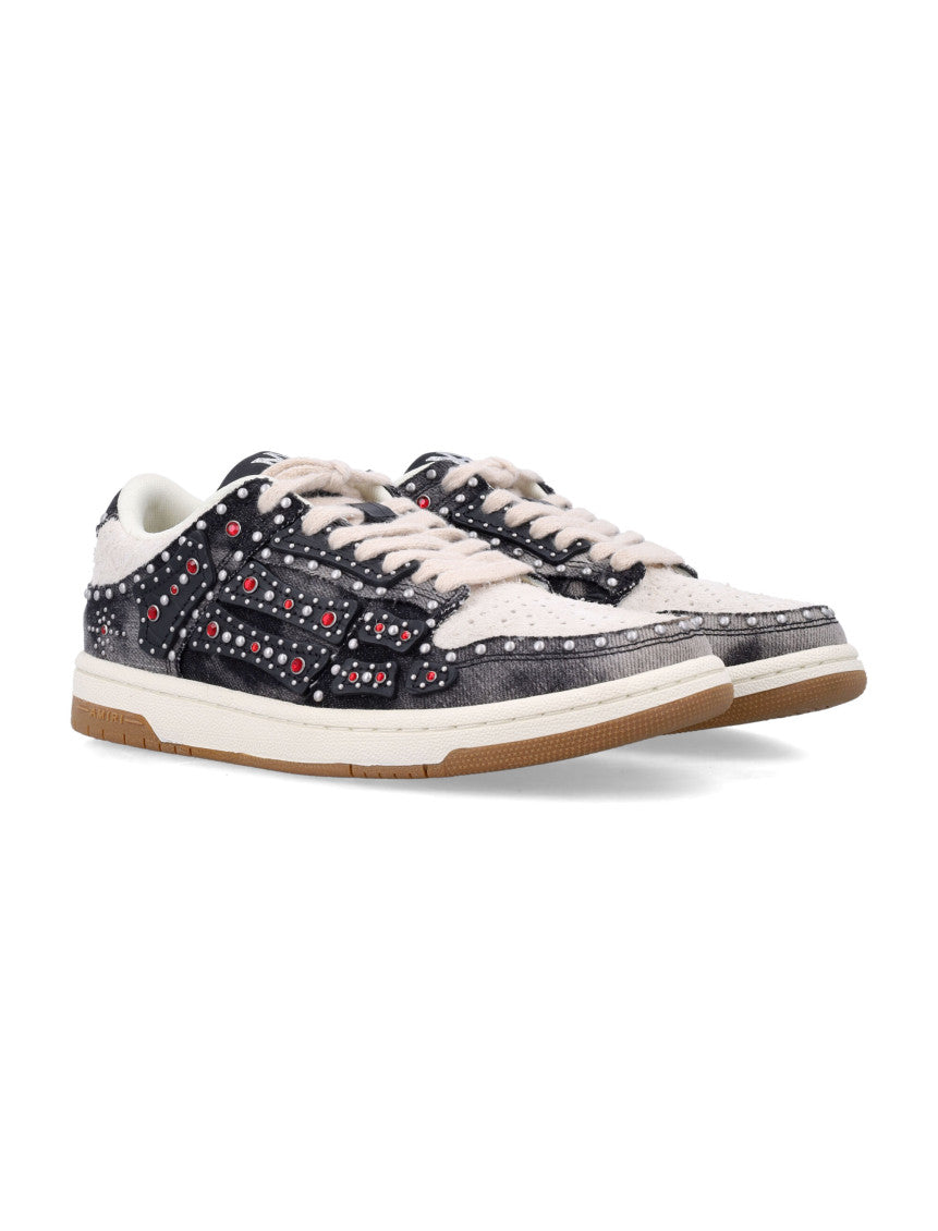 Black Stud Skel-Top Sneakers 3