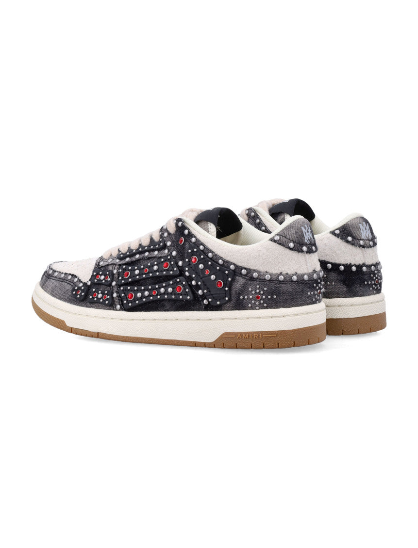 Black Stud Skel-Top Sneakers 4