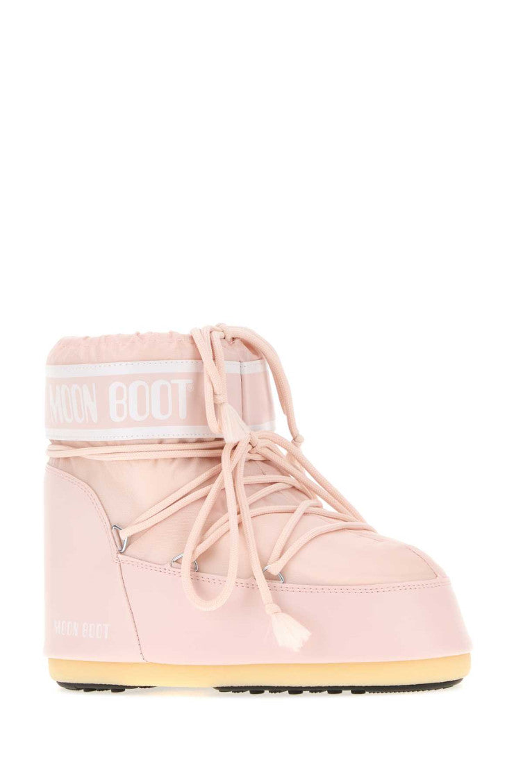 Light Pink Icon Low Ankle Boots 2