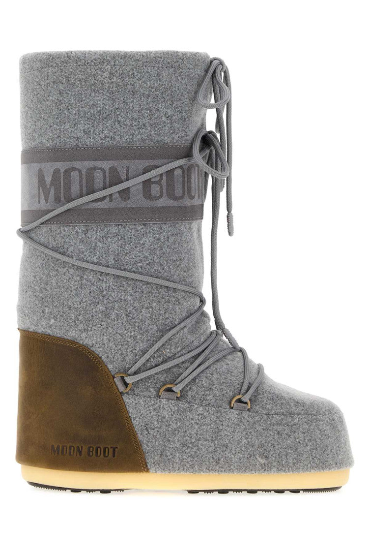 Grey Icon Snow Boots 1