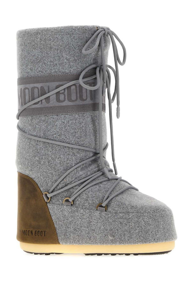 Grey Icon Snow Boots 2