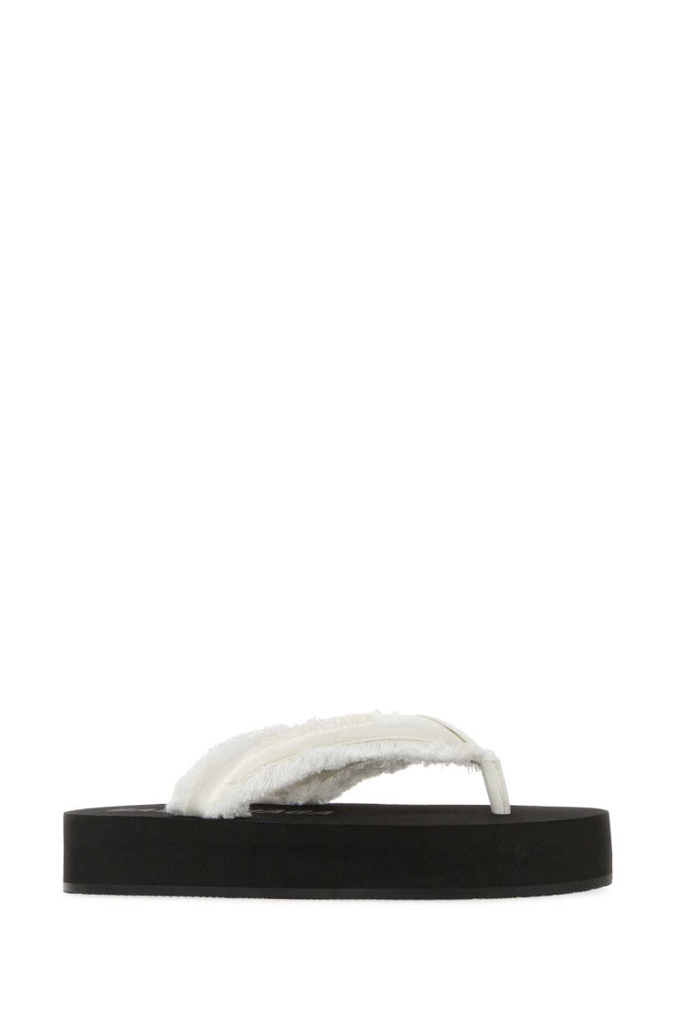 White Jet Lag Slippers 2