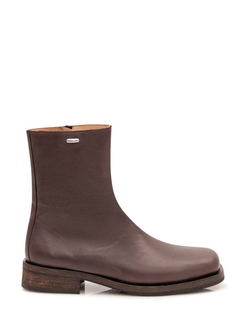 Brown Leather Camion Boots 1