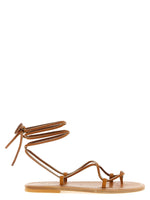 Brown Leather Sandals 1