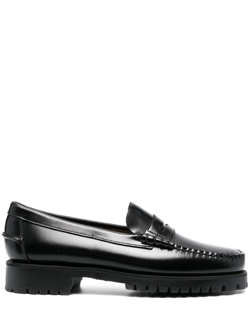 Black Dan Leather Loafers 1