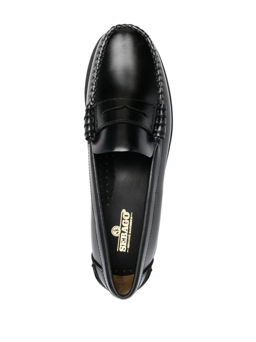Black Dan Leather Loafers 2
