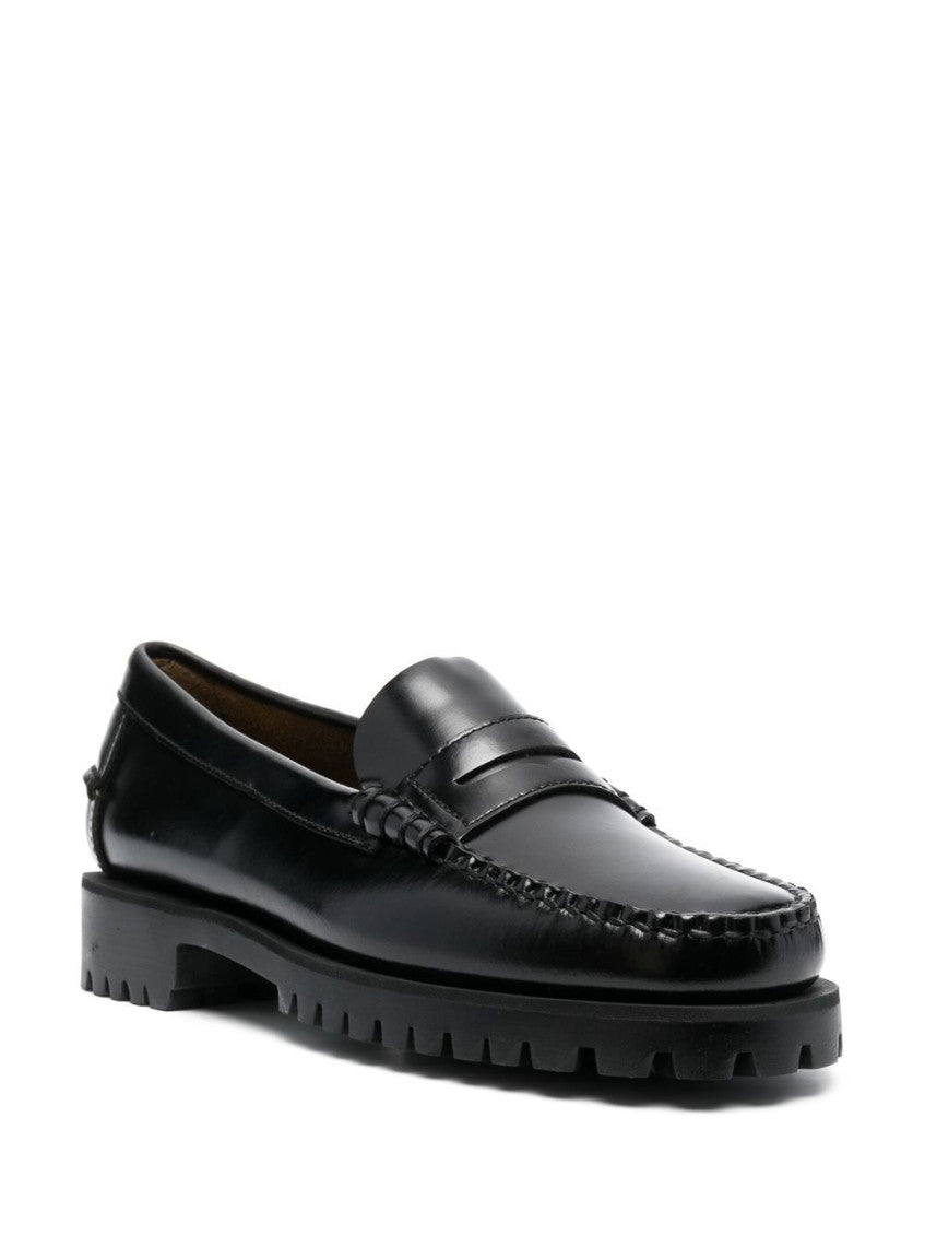 Black Dan Leather Loafers 4