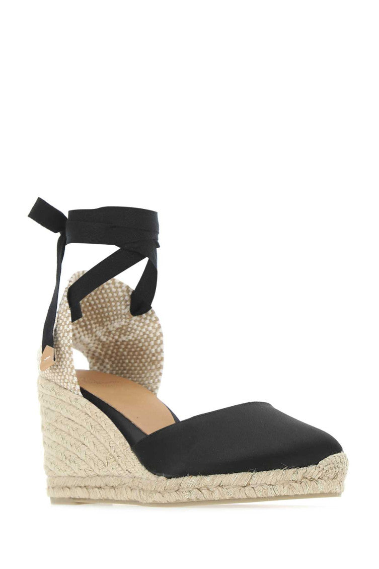 Black Canvas Carina Wedges 2