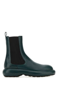 Dark Green Chelsea Ankle Boots 1