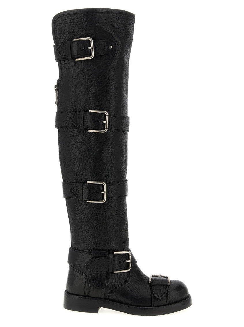 Black Leather Boots 1