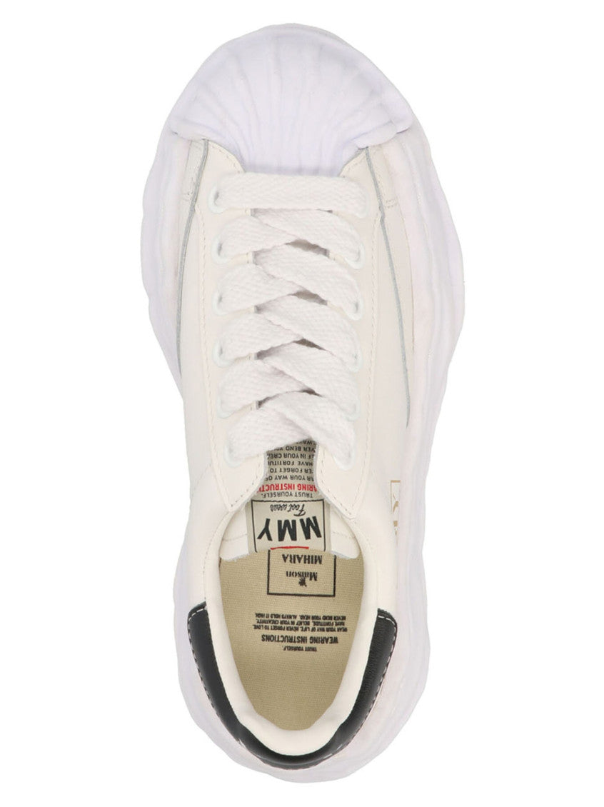 White Lace Up Sneakers 3
