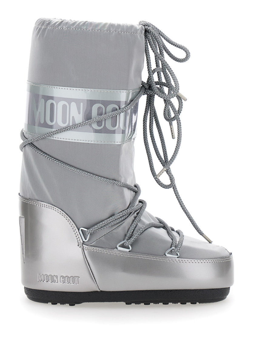 Grey Logo Boots 1