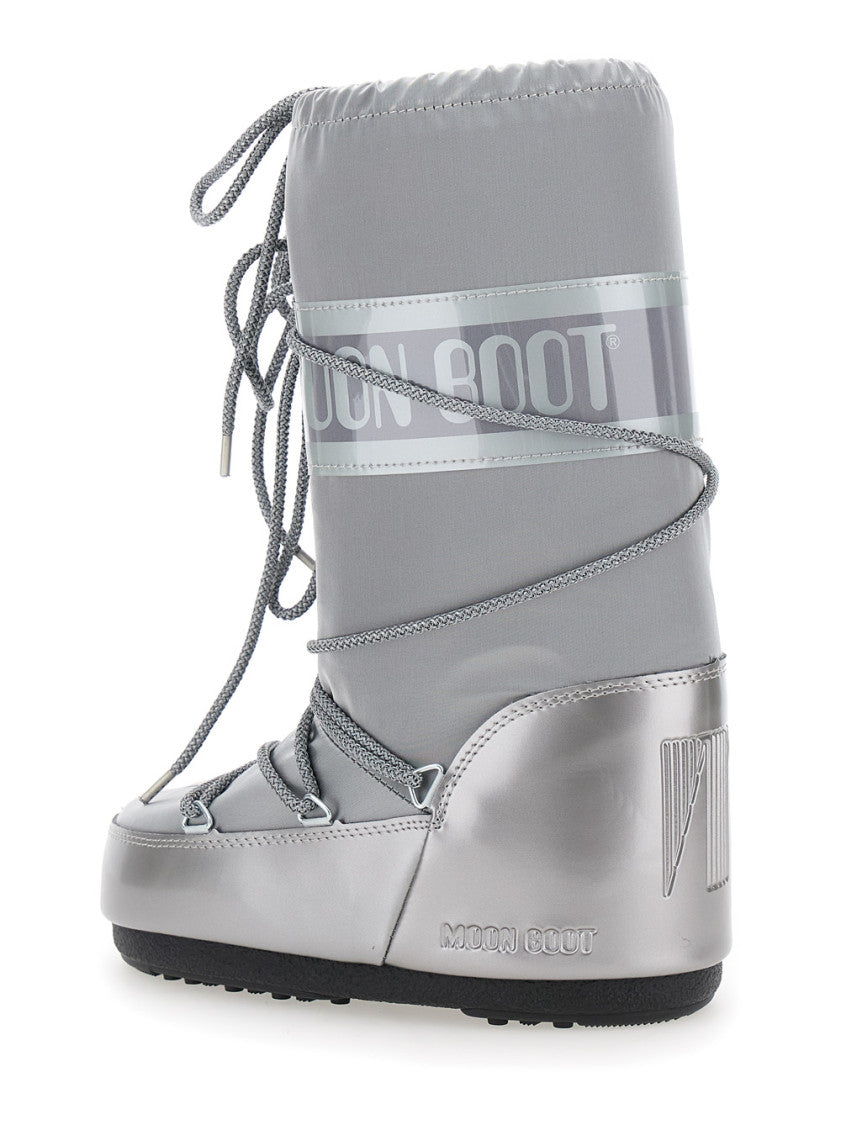 Grey Logo Boots 3