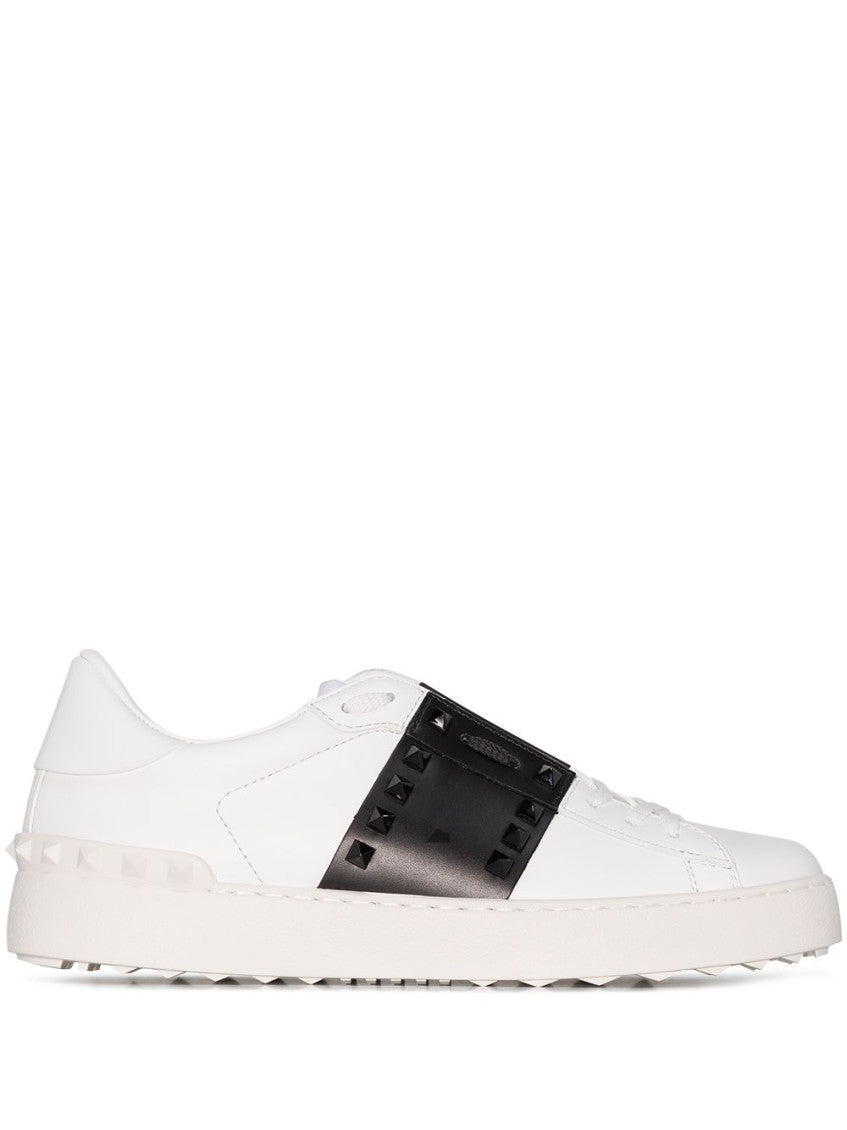BlackWhite Untitled Slip On Sneakers 1