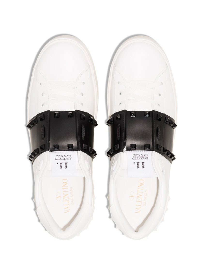 BlackWhite Untitled Slip On Sneakers 2