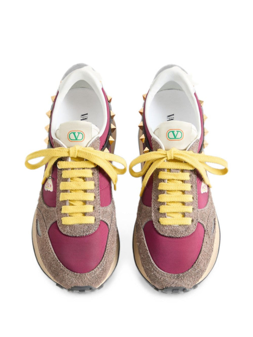 Multi Color Studded Sneakers 4