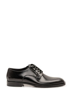 Black Derby Lace Ups Shoes 1