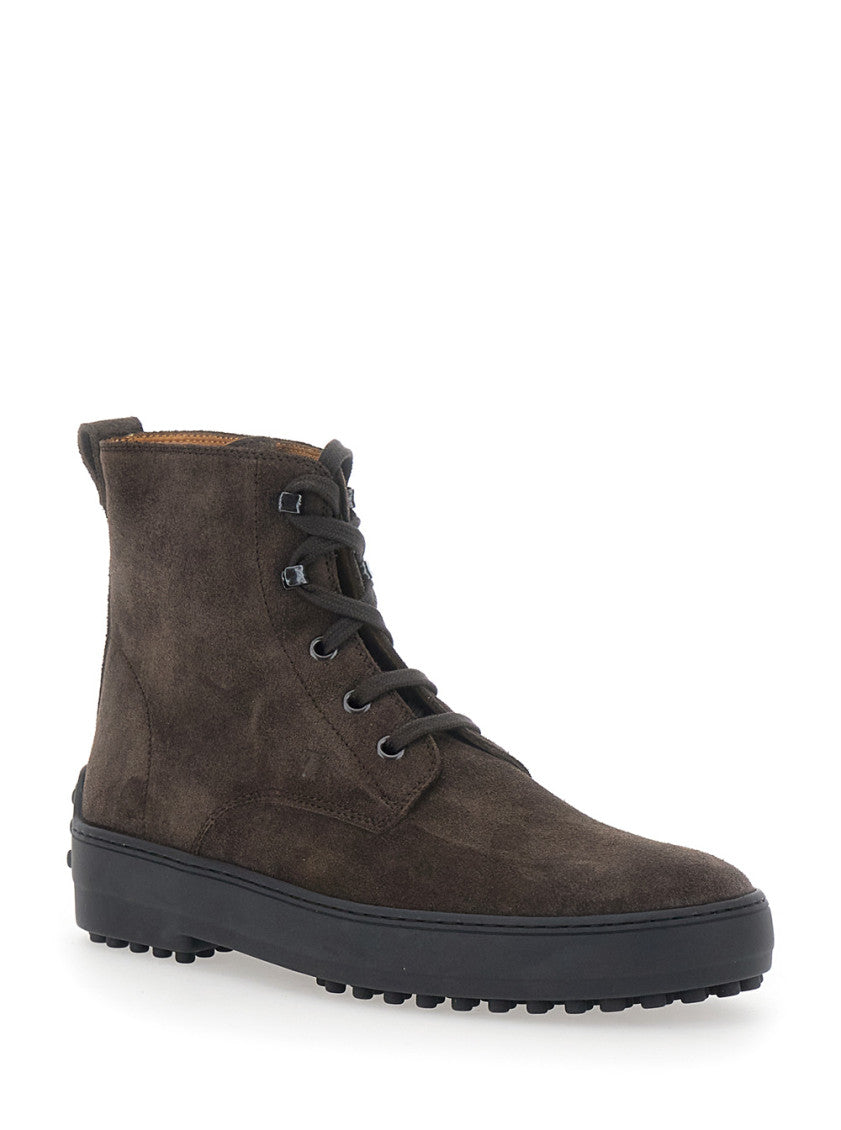Brown Logo Boots 2