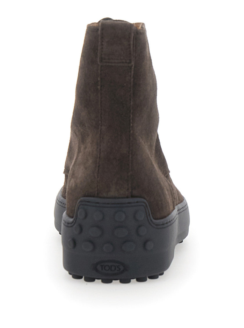 Brown Logo Boots 4
