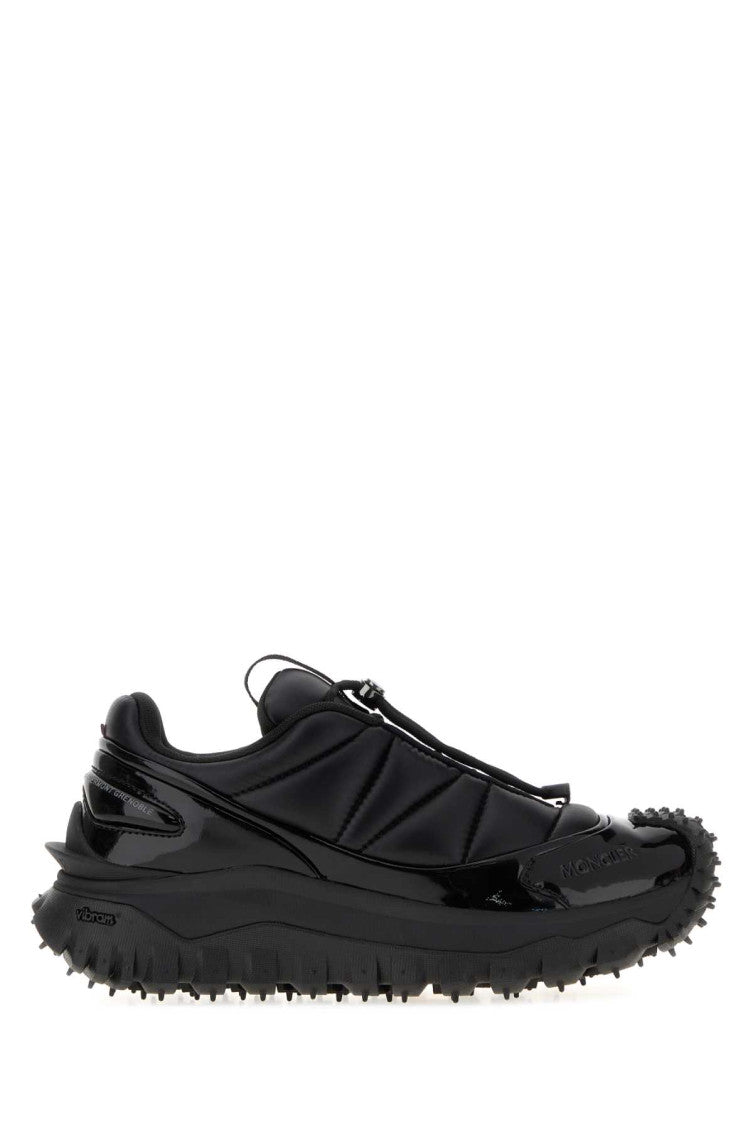 Black Quilted Trailgrip Sneakers 1