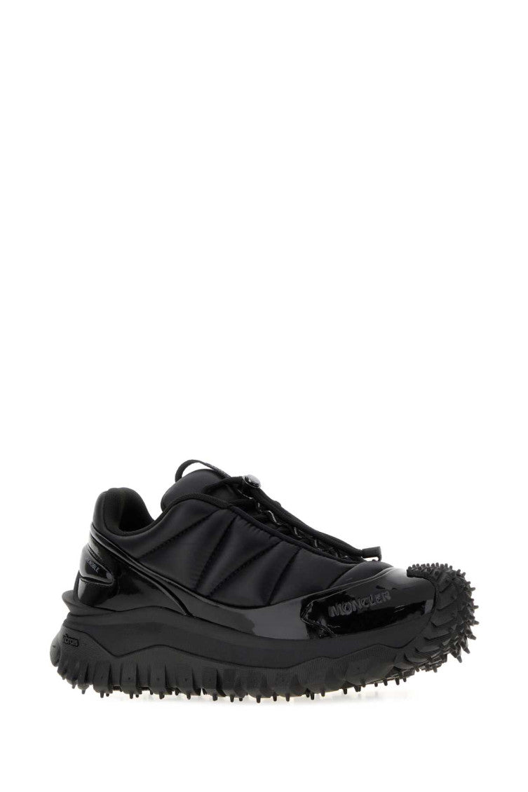 Black Quilted Trailgrip Sneakers 2