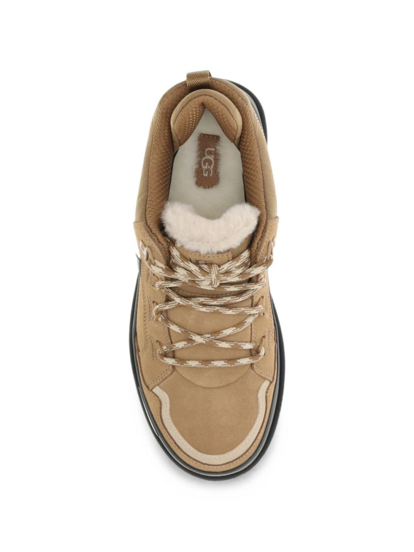 Beige Color Block Sneakers 2