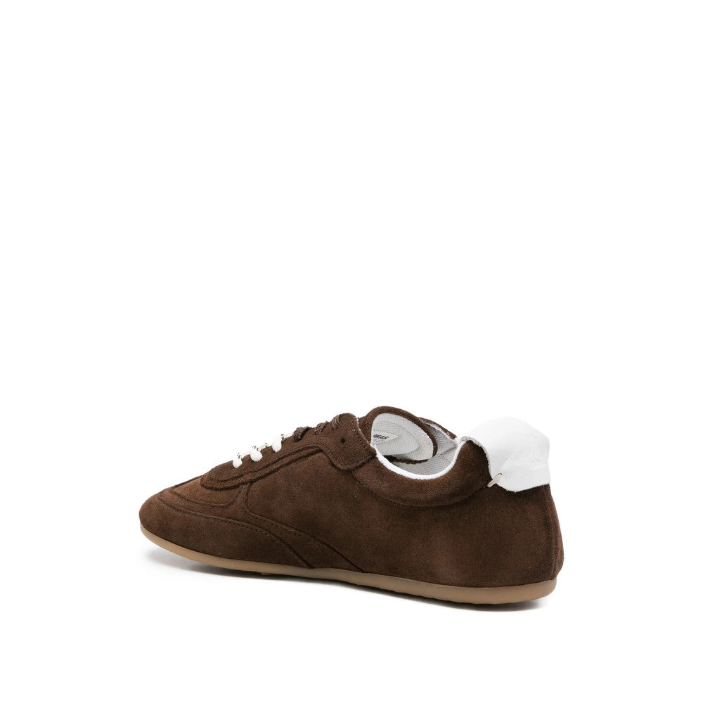 Brown Lace Up Sneakers 3