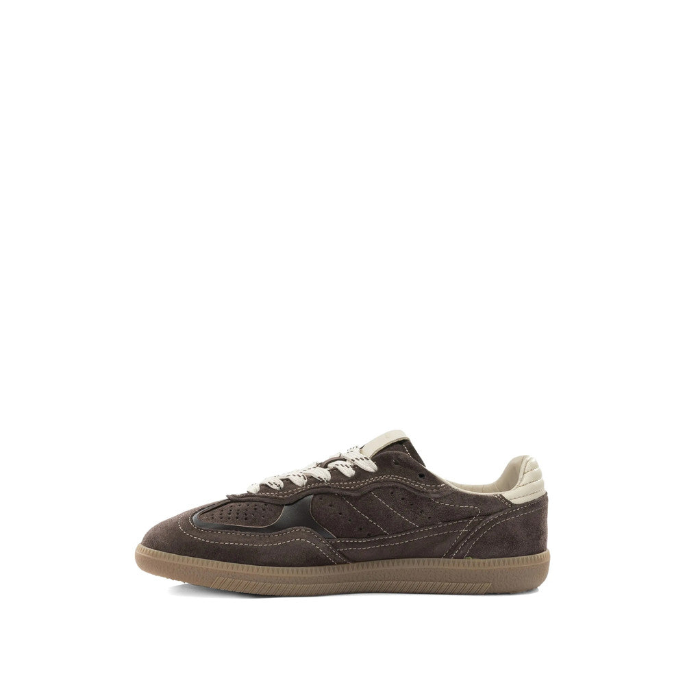 Brown Perforated Sneakers 2