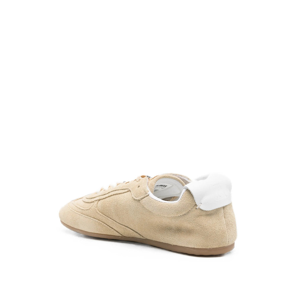 Beige Logo Classic Sneakers 2