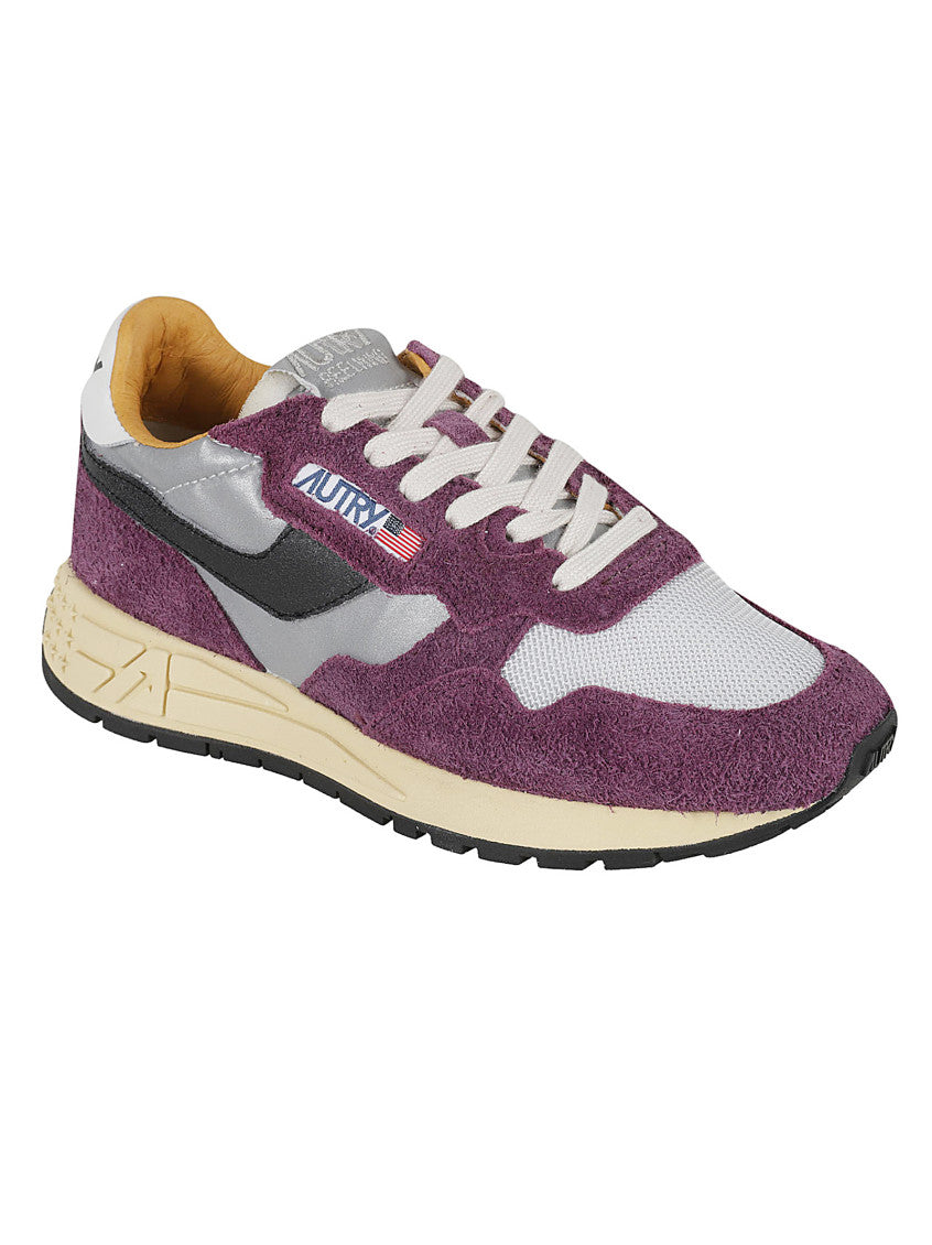 Purple Color Block Reelwind Sneakers 2