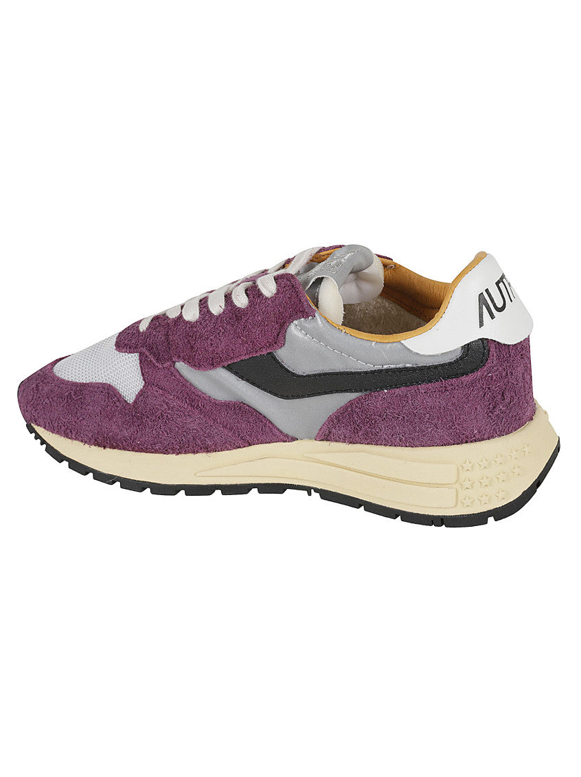 Purple Color Block Reelwind Sneakers 4