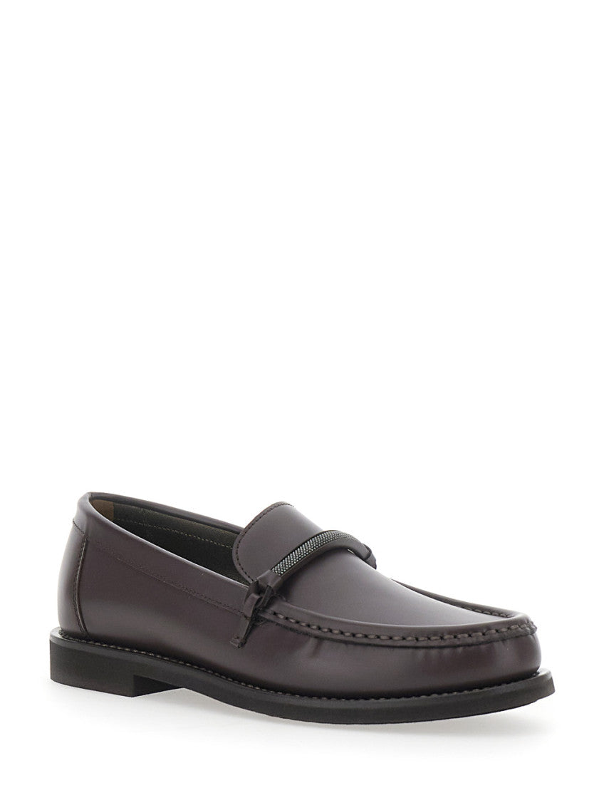 Brown Slip On  Loafers 2