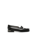 Black Color Block Loafers 1