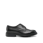 Black Leather Lace Up  Shoes 1