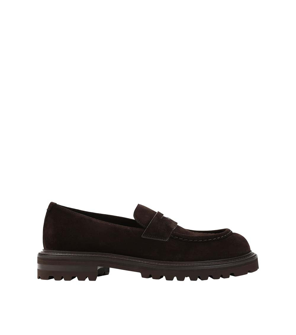 Brown Suede Loafers 1