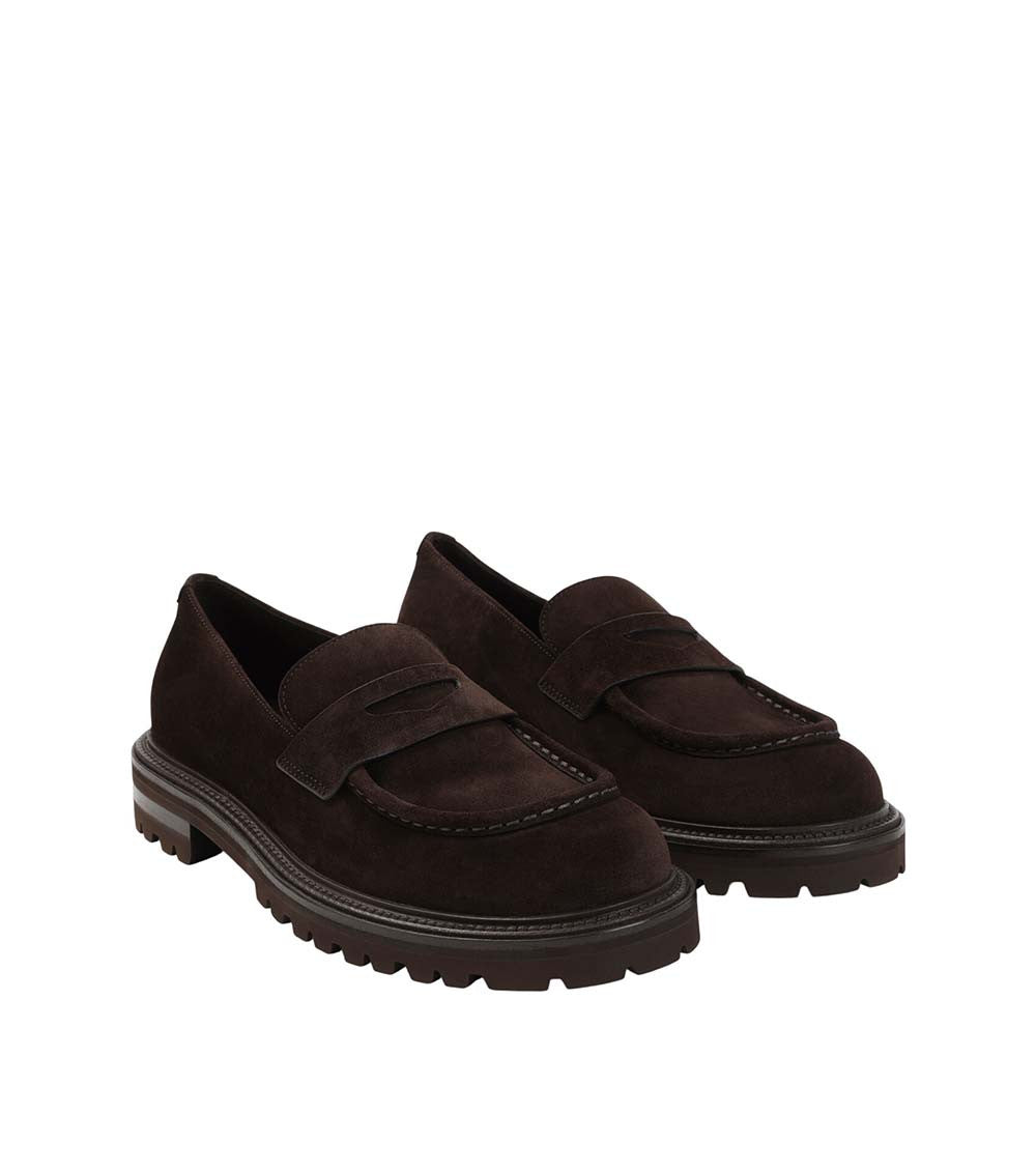 Brown Suede Loafers 3