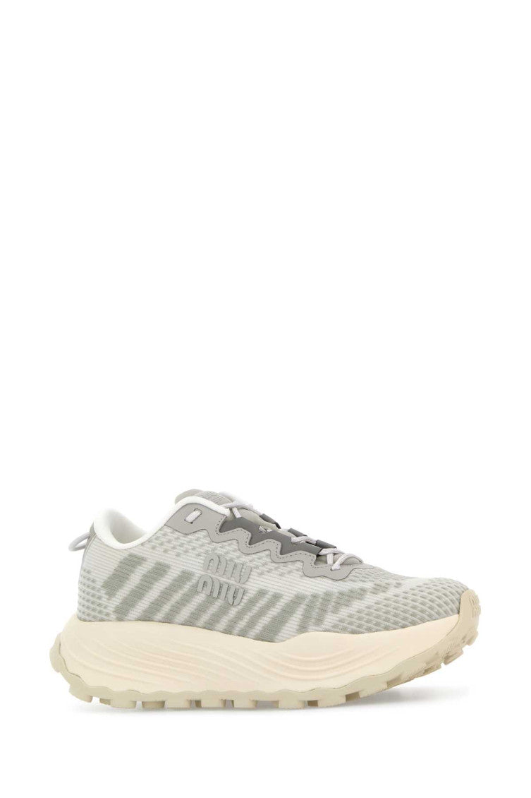 Grey Logo Sneakers 2