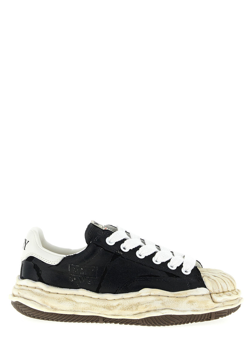 Black Lace Up Sneakers 1