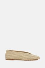 Beige Slip-on Ballet Flats 1
