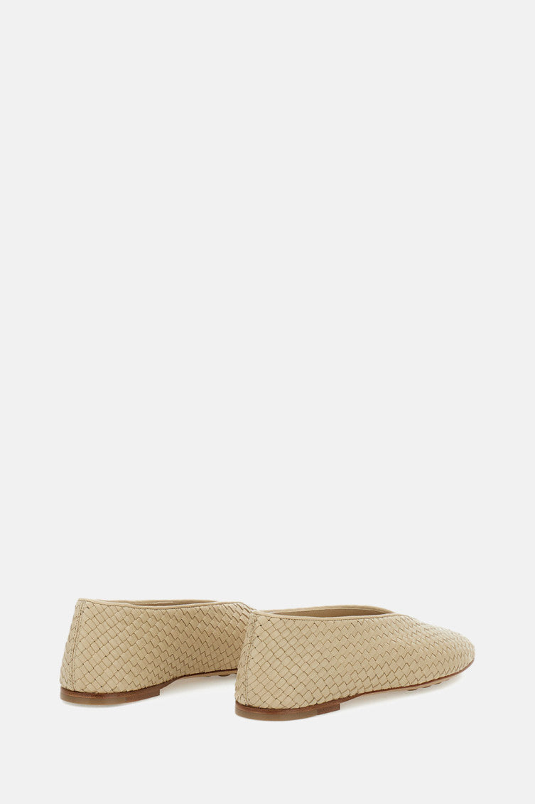Beige Slip-on Ballet Flats 3
