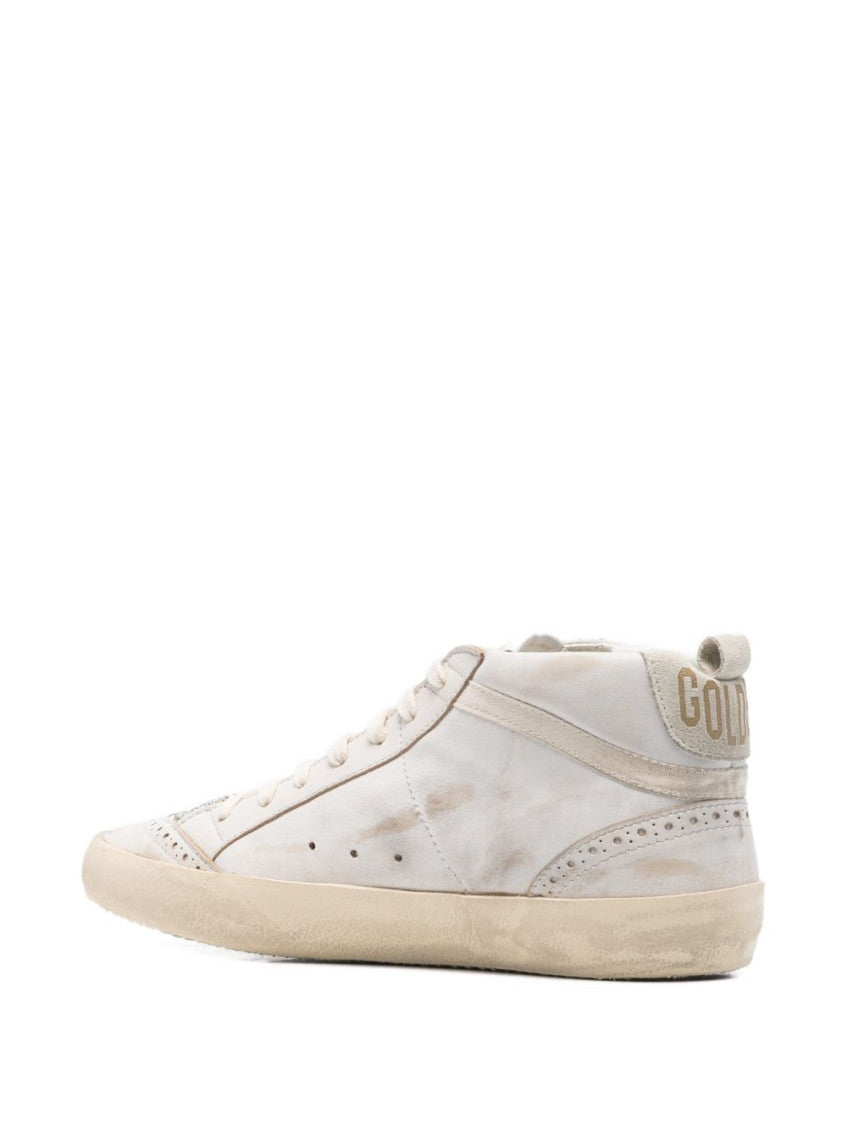 White Glitter Sneakers 3