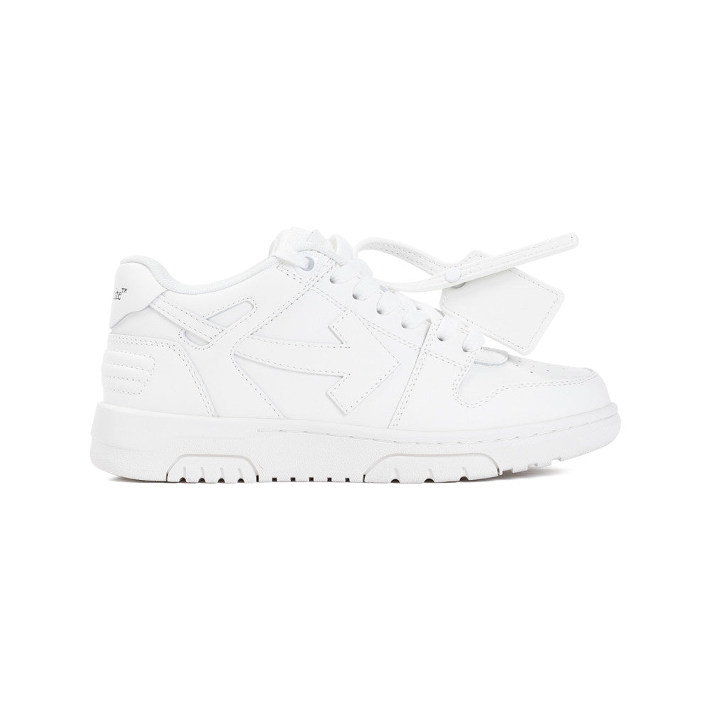 White Out-of-Office Leather Sneakers 1