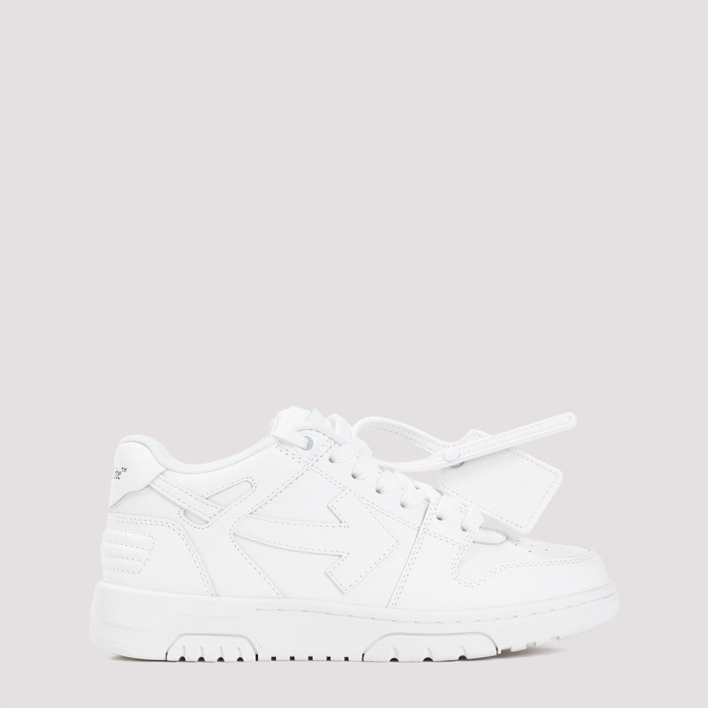 White Out-of-Office Leather Sneakers 2