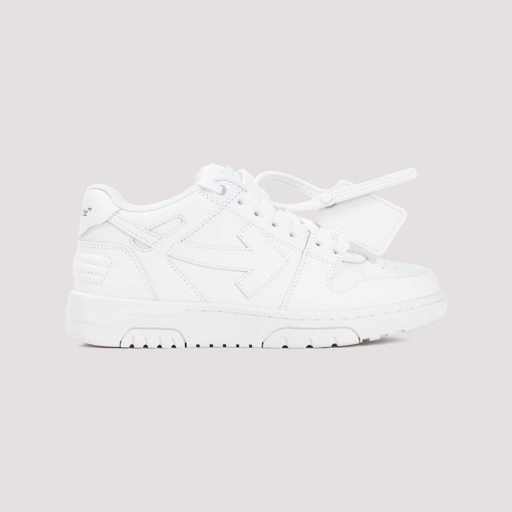 White Out-of-Office Leather Sneakers 3