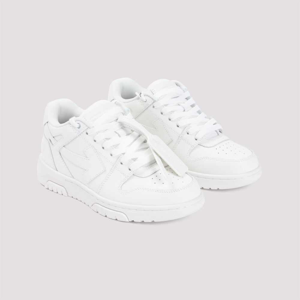 White Out-of-Office Leather Sneakers 5