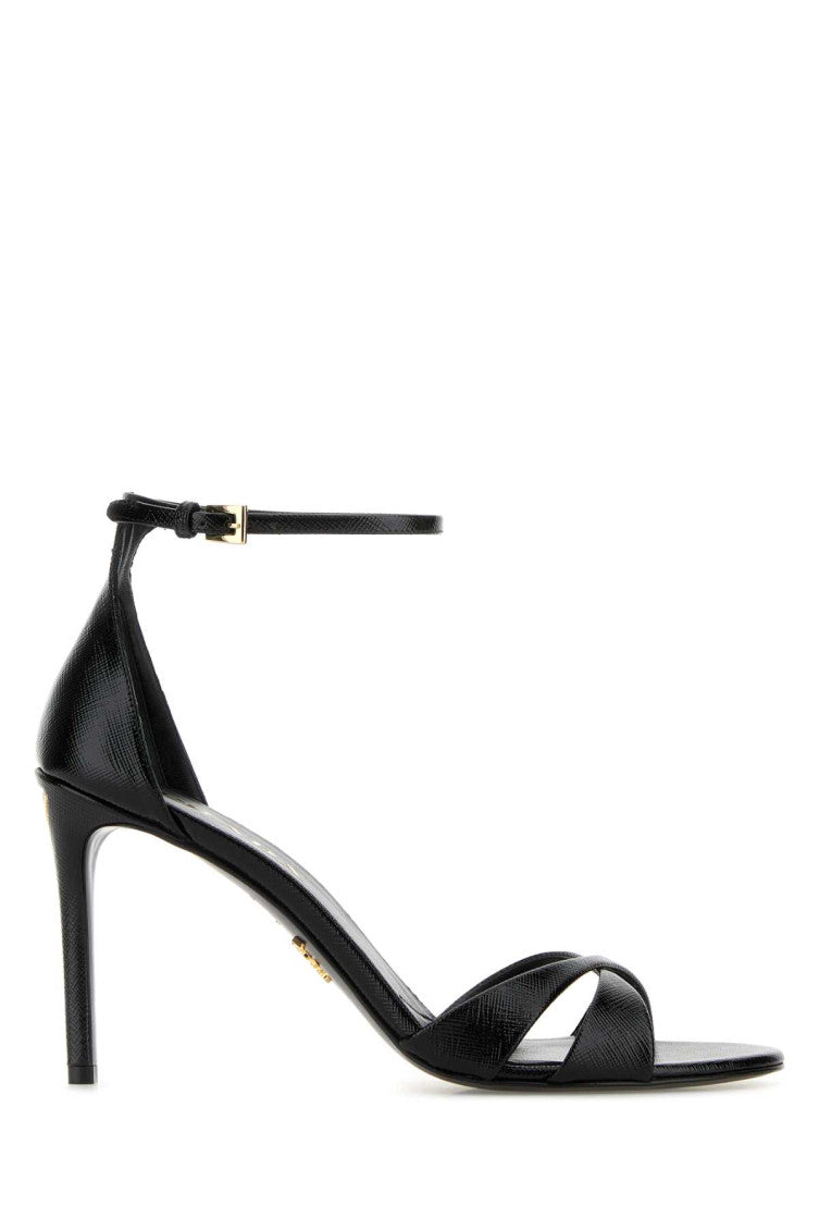 Black Ankle-strap Heels 1