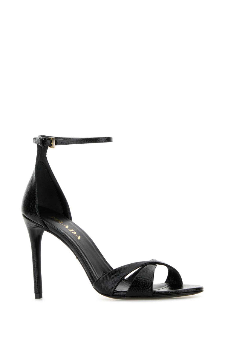 Black Ankle-strap Heels 2