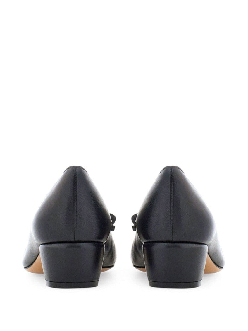 Black Leather Pumps 5